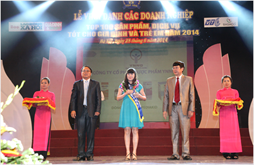 PEDIAKID - Danh hiệu "Top 100 Sản phẩm dịch vụ tốt cho gia đình và trẻ em năm 2014"